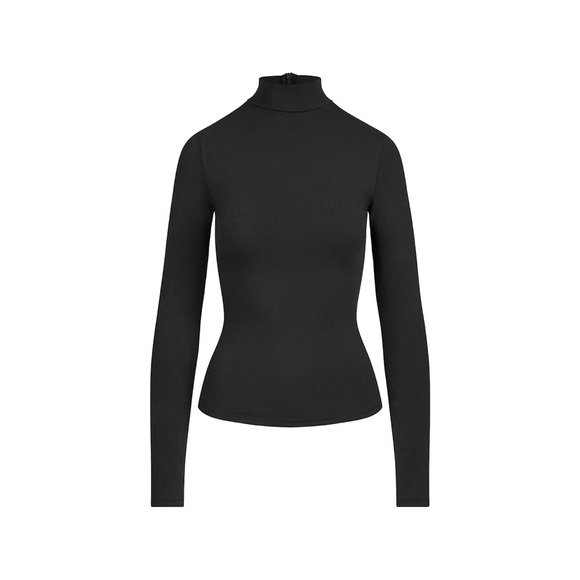 SKIMS Tops - SKIMS Black Long Sleeve Turtleneck Top